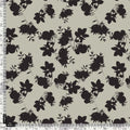 Black Floral Flower Digital Printed Fabric - Crepe – cr 0 ta08505 110 black floral flower digital printed fabric crepe 4