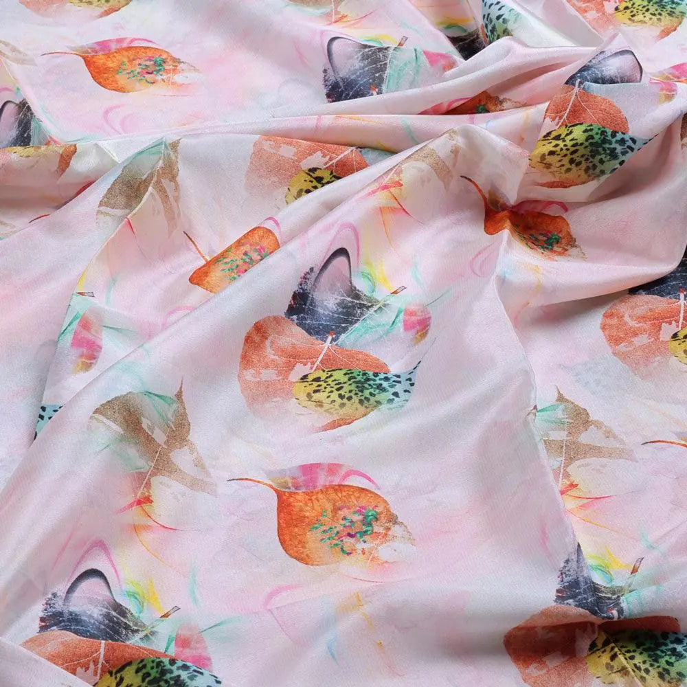 Lovely Small Leaved Lime Digital Printed Fabric - Crepe – cr 0 ta08535p1 110 lovely small leaved lime digital printed fabric crepe 3