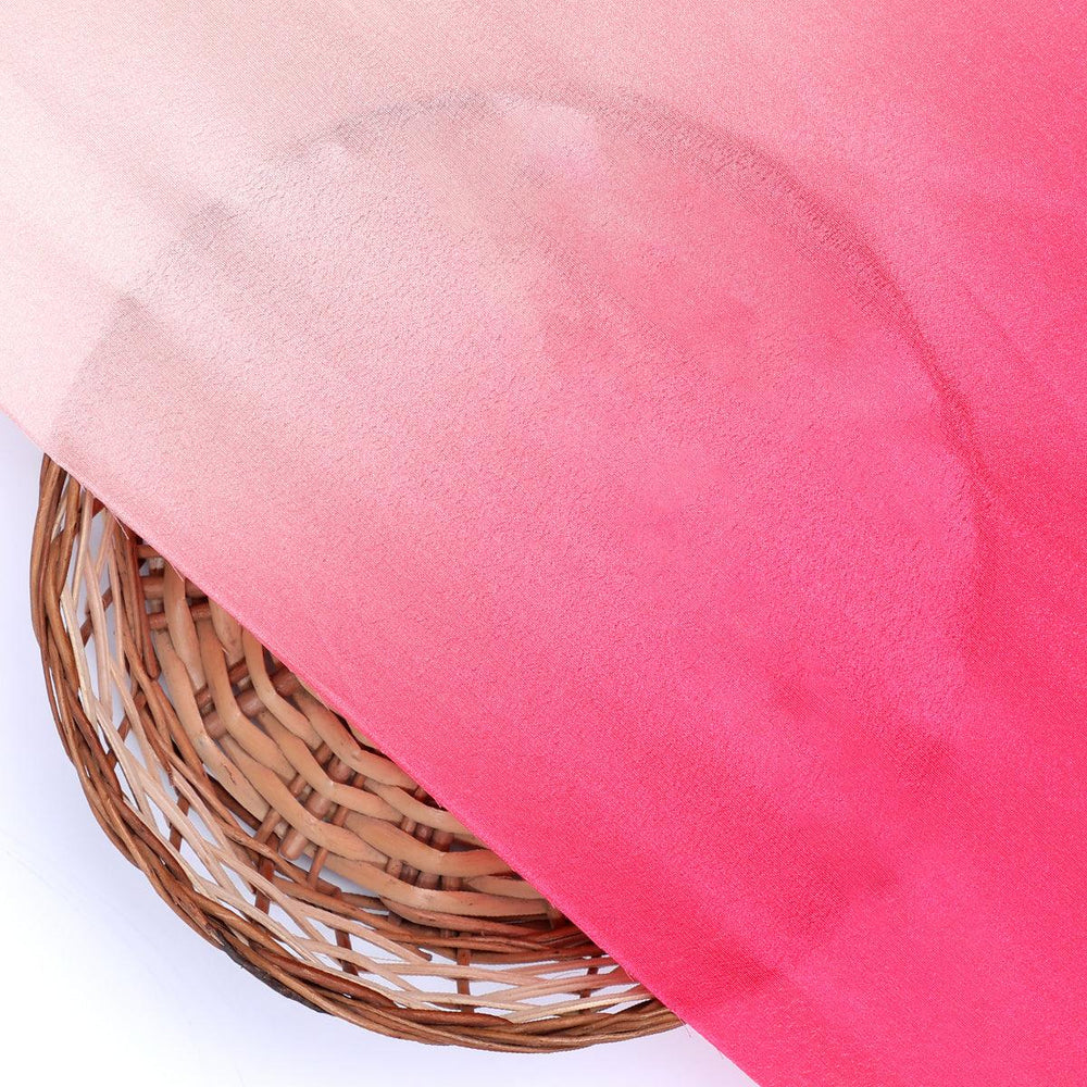 Beautiful Three Colour Gradients Digital Printed Fabric - Crepe - FAB VOGUE Studio®