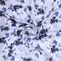 Beautiful Pansy Blue Flower Digital Printed Fabric - Crepe – cr 0 ta08658 110 beautiful pansy blue flower digital printed fabric crepe 1