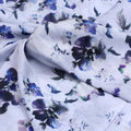 Beautiful Pansy Blue Flower Digital Printed Fabric - Crepe – cr 0 ta08658 110 beautiful pansy blue flower digital printed fabric crepe 3
