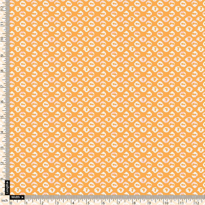 Bird's Eye Seamless Pattern Digital Printed Fabric - Crepe - FAB VOGUE Studio®
