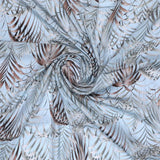 Tropical Garden Leaves Digital Printed Fabric - Crepe – cr 0 ta08896 110 tropical garden leaves digital printed fabric crepe 1