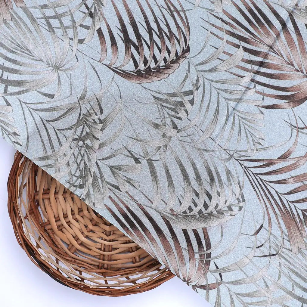 Tropical Garden Leaves Digital Printed Fabric - Crepe – cr 0 ta08896 110 tropical garden leaves digital printed fabric crepe 2