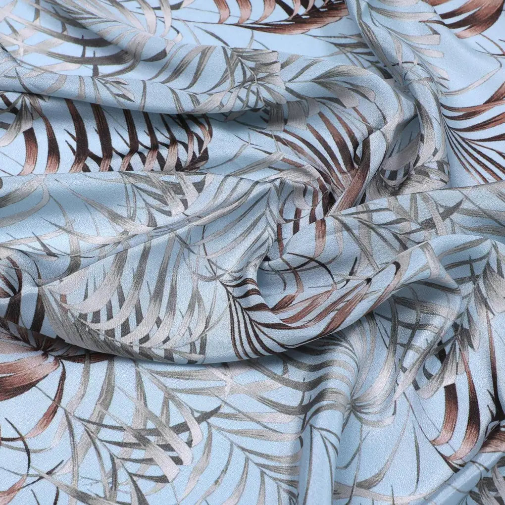 Tropical Garden Leaves Digital Printed Fabric - Crepe – cr 0 ta08896 110 tropical garden leaves digital printed fabric crepe 3