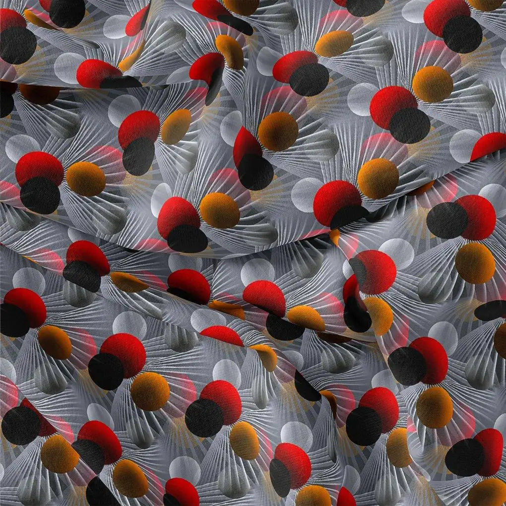 Glassmorphisam Bubble Effects Digital Printed Fabric - Crepe – cr 0 ta08898 110 glassmorphisam bubble effects digital printed fabric crepe 3