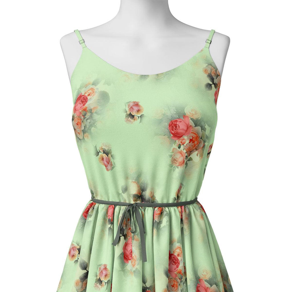 Green Pista Flower Printed Silk Crepe Fabric Material – cr 0 ta08911p2 110 green pista flower printed silk crepe fabric material 2