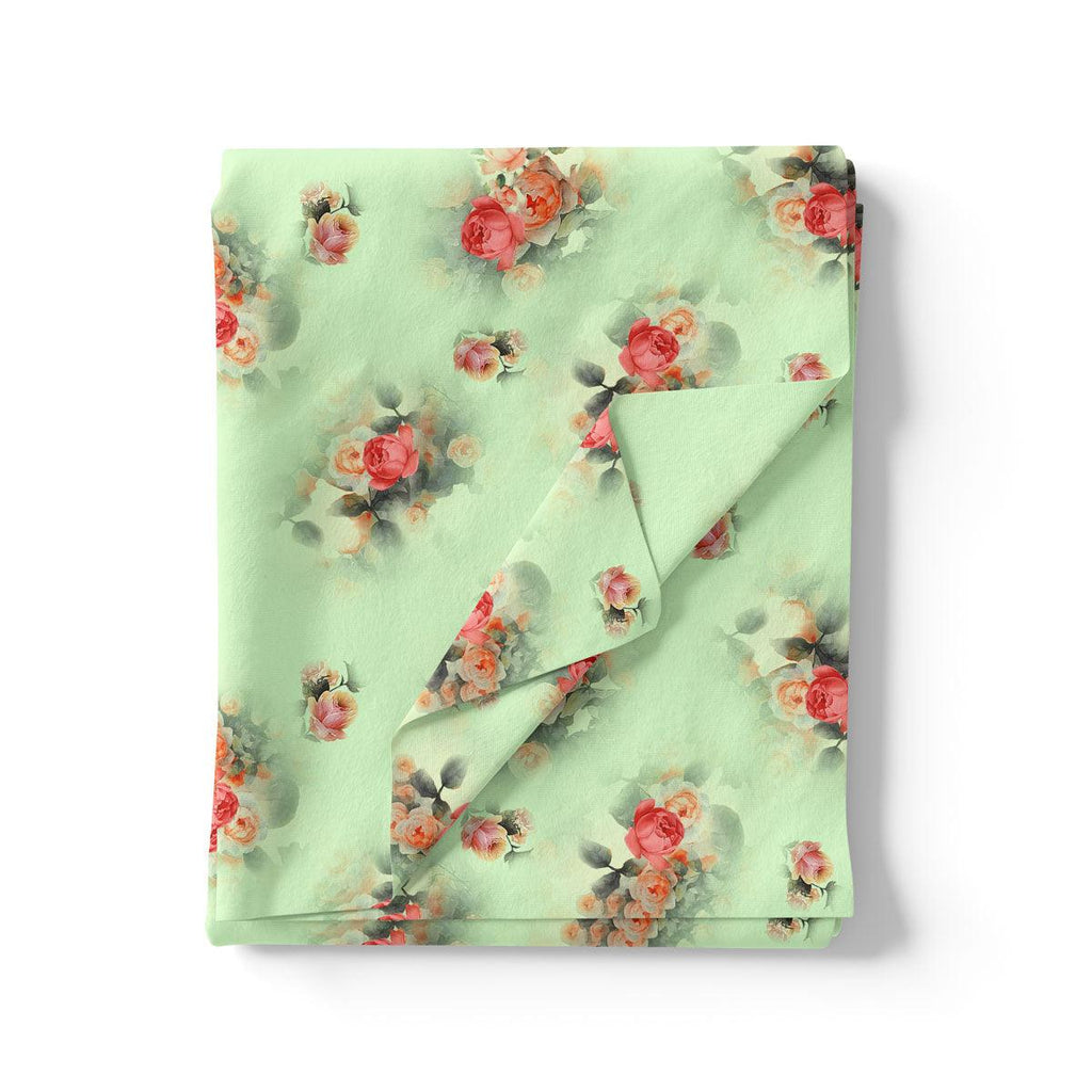 Green Pista Flower Printed Silk Crepe Fabric Material – cr 0 ta08911p2 110 green pista flower printed silk crepe fabric material 3