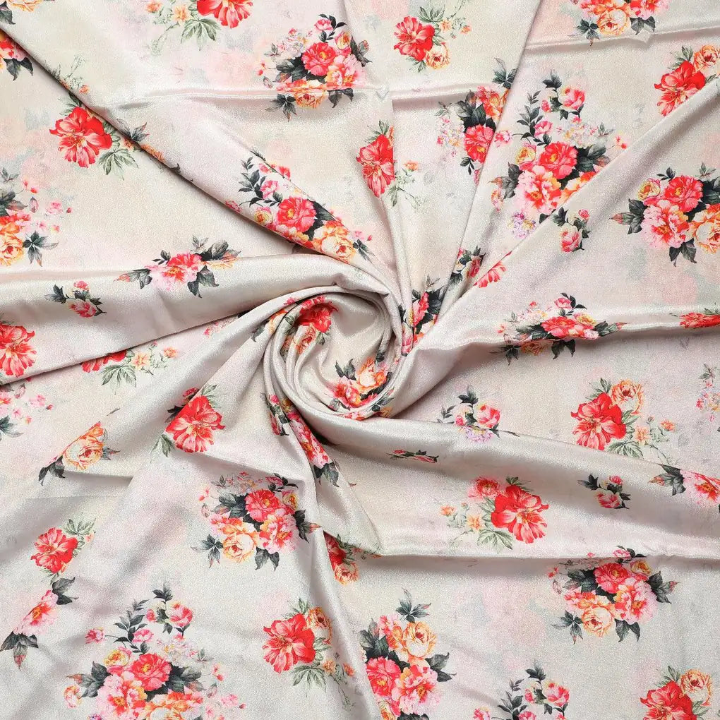 Multicolour Flower Printed Silk Crepe Fabric Material – cr 0 ta08916p4 110 multicolour flower printed silk crepe fabric material 1
