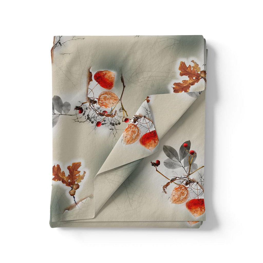 Gray Leaves Silk Crepe Printed Fabric – cr 0 ta08998 110 gray leaves silk crepe printed fabric 3