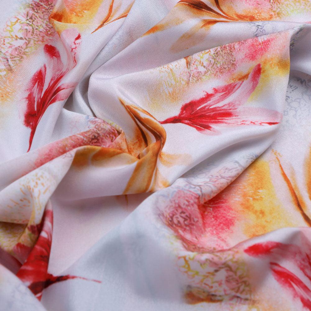 Pastel Blue Leaves Silk Crepe Printed Fabric – cr 0 ta09233p1 110 pastel blue leaves silk crepe printed fabric 3