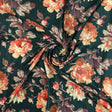 Watercolour Paper Art Roses With Gray Leaves Digital Printed Fabric - Silk Crepe – cr 0 ta09294p7 110 watercolour paper art roses with gray leaves digital printed fabric silk crepe 1