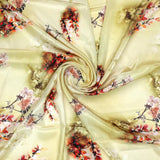 Morden Tiny Leaves With Brass Nail Colour Digital Printed Fabric - Silk Crepe – cr 0 ta09562p1 110 morden tiny leaves with brass nail colour digital printed fabric silk crepe 1