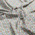 Green Leaves With Flower Digital Printed Fabric – cr 0 ta0957 110 green leaves with flower digital printed fabric 3