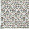 Green Leaves With Flower Digital Printed Fabric – cr 0 ta0957 110 green leaves with flower digital printed fabric 4