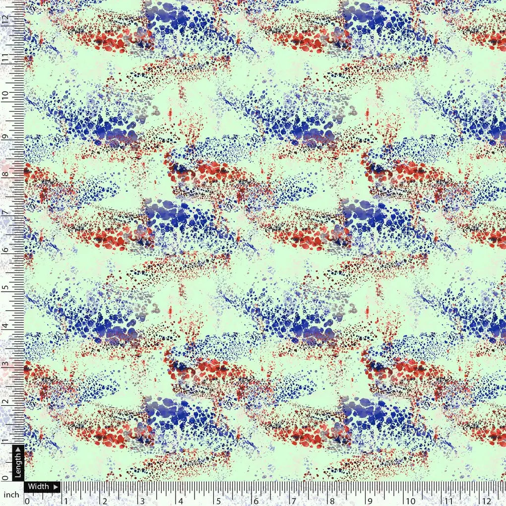 Morden Blue And Red Sprinkle Digital Printed Fabric - Silk Crepe – cr 0 ta09627c 110 morden blue and red sprinkle digital printed fabric silk crepe 5