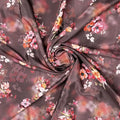 Three Colour Of Flower With Eucalyptus Leaves Digital Printed Fabric - Silk Crepe – cr 0 ta09686p4 110 three colour of flower with eucalyptus leaves digital printed fabric silk crepe 1