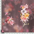 Three Colour Of Flower With Eucalyptus Leaves Digital Printed Fabric - Silk Crepe – cr 0 ta09686p4 110 three colour of flower with eucalyptus leaves digital printed fabric silk crepe 4