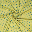 Lemon Yellow Small And Single Motif Allover Digital Printed Fabric - Crepe – cr 0 ta7590p2 110 lemon yellow small and single motif allover digital printed fabric crepe 1