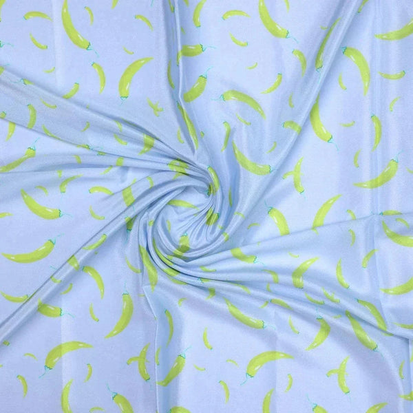 Yellow Mirchi Allover Digital Printed Fabric - Crepe – cr 0 ta7619p1 110 yellow mirchi allover digital printed fabric crepe 1