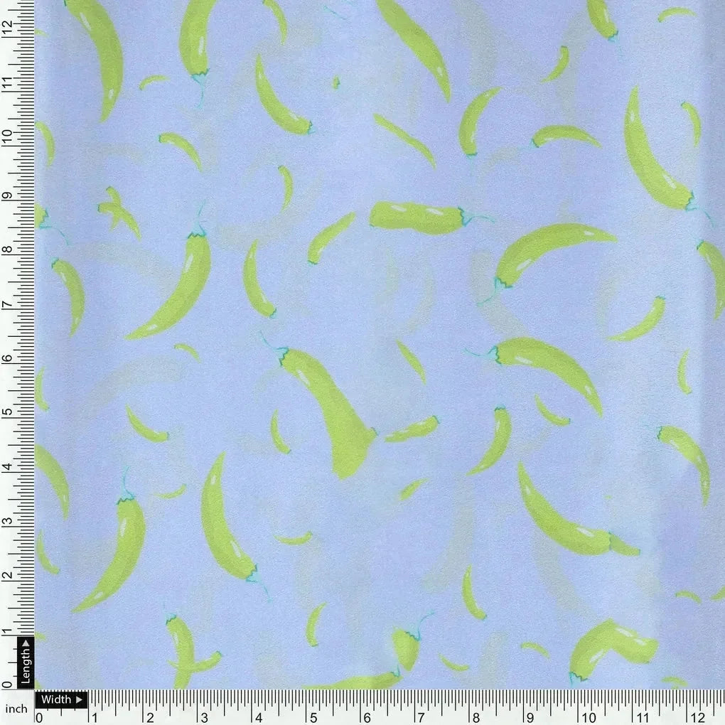 Yellow Mirchi Allover Digital Printed Fabric - Crepe – cr 0 ta7619p1 110 yellow mirchi allover digital printed fabric crepe 4