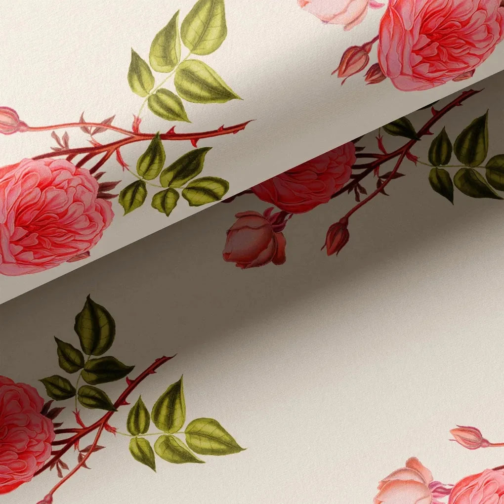 Red Rose Laying Over Peach Base Digital Printed Fabric – jam 0 0ta07107p11 108 red rose laying over peach base digital printed fabric 3