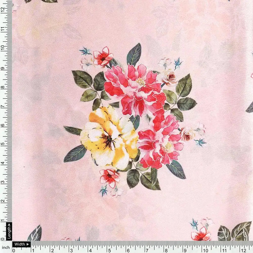 Colorful Floral Peach-Base Digital Printed Fabric – jam 0 0ta07199p3 108 colorful floral peach base digital printed fabric 4
