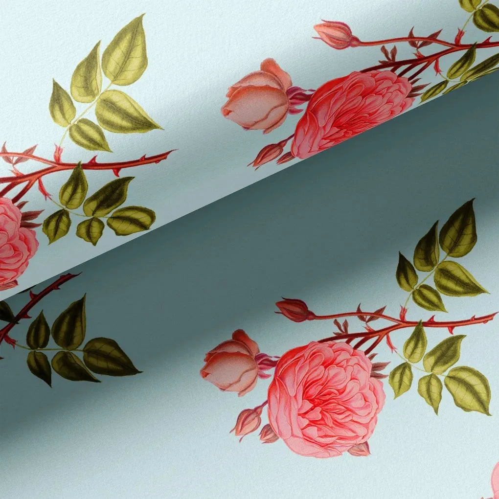 Red Rose Laying Over Sky Blue Digital Printed Fabric – jam 0 ta07107p13 108 red rose laying over sky blue digital printed fabric 3