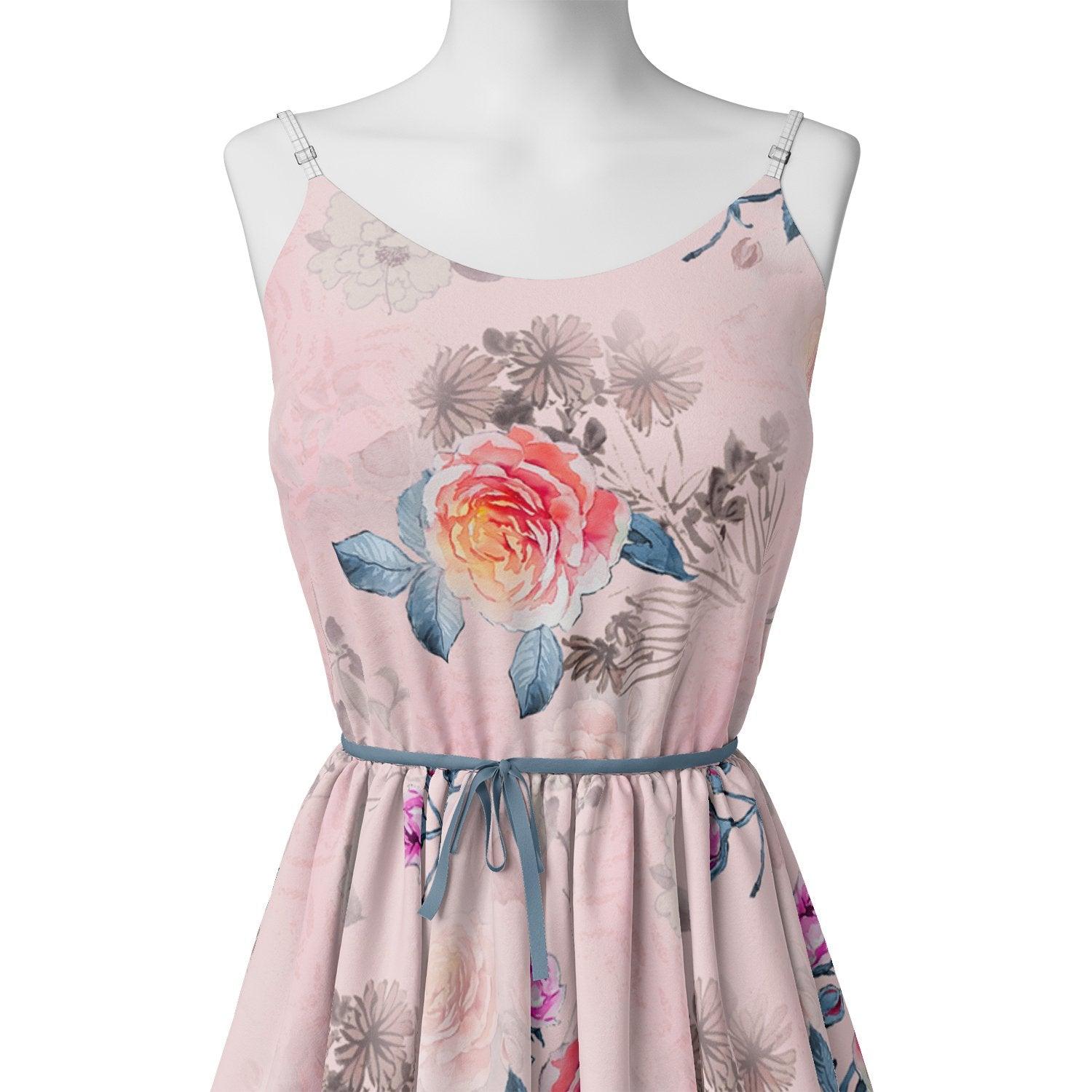 Roses Floating on Pink Base Digital Printed Fabric – jam 0 ta07124b 108 roses floating on pink base digital printed fabric 2