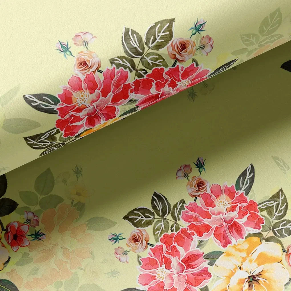 Colorful Floral Yellow Base Digital Printed Fabric – jam 0 ta07199p1 108 colorful floral yellow base digital printed fabric 3