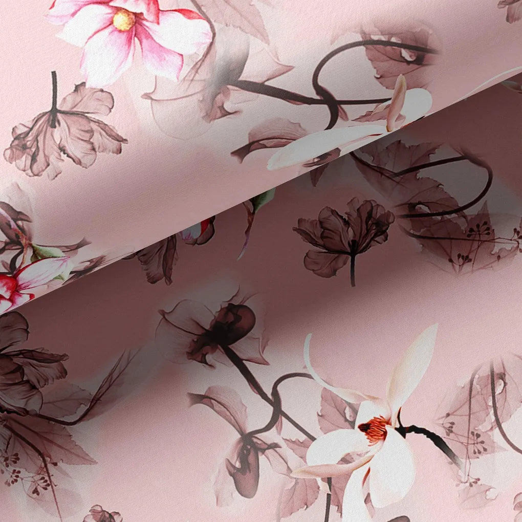 Pink Floral Digital Printed Fabric – js 0 0ta05260pink 110 pink floral digital printed fabric 3