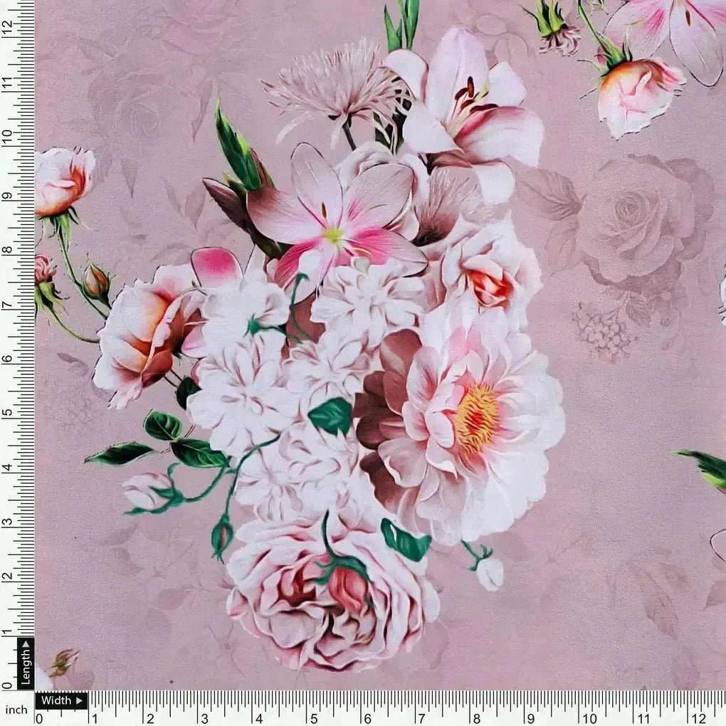 High Quality Multicolor Floral with Brown Base Digitally Printed Fabrics – js 0 0ta05948 111 high quality multicolor floral with brown base digitally printed fabrics 4