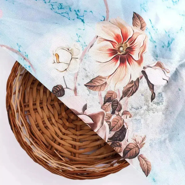 High Quality Multicolor Floral Rama Base Digitally Printed Fabrics – js 0 0ta06143 111 high quality multicolor floral rama base digitally printed fabrics 2 - alternate view