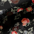 Elegant Floral Over Black Base Digital Printed Fabric – js 0 0ta06659p1 110 elegant floral over black base digital printed fabric 3