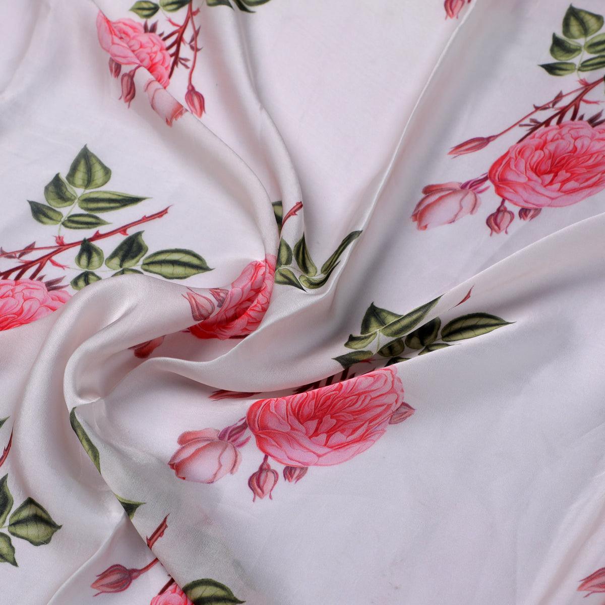 Red Rose Laying Over Peach Base Digital Printed Fabric – js 0 0ta07107p11 110 red rose laying over peach base digital printed fabric 3