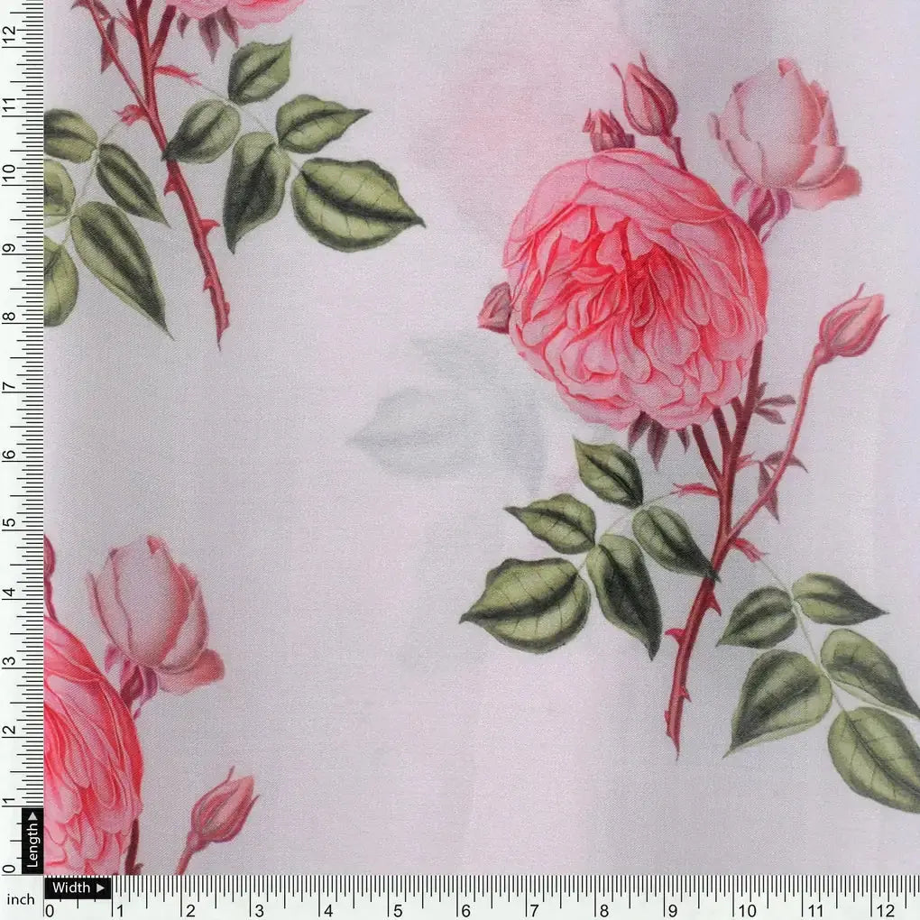 Red Rose Laying Over Peach Base Digital Printed Fabric – js 0 0ta07107p11 110 red rose laying over peach base digital printed fabric 4
