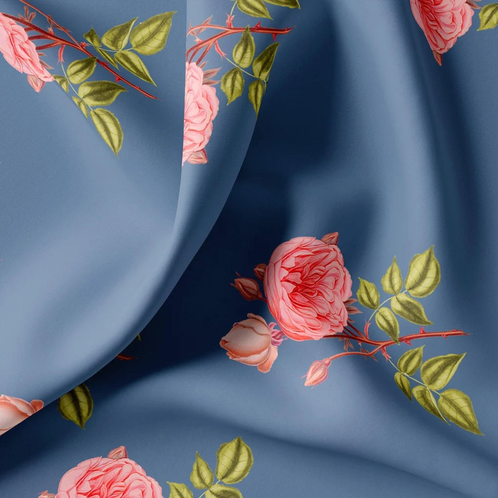 Red Rose Laying Over Blue Base Digital Printed Fabric – js 0 0ta07107p3 110 red rose laying over blue base digital printed fabric 1 2e844183 0f61 46cf 9dfe 13cd7cbf892a