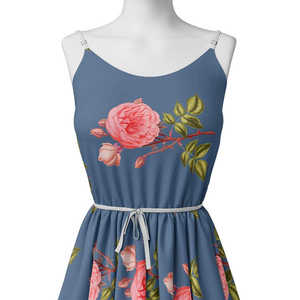 Red Rose Laying Over Blue Base Digital Printed Fabric – js 0 0ta07107p3 110 red rose laying over blue base digital printed fabric 2 11a6b15b 5fb7 4231 bb0d 6f318118b9a9 - alternate view
