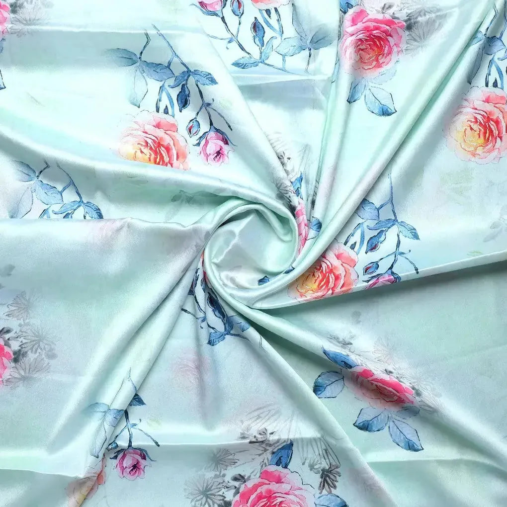 Roses Floating on Pista Base Digital Printed Fabric – js 0 0ta07124c 110 roses floating on pista base digital printed fabric 1