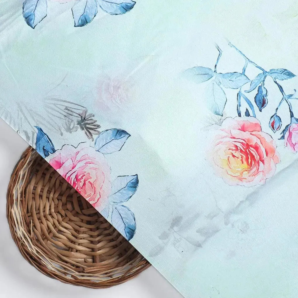 Roses Floating on Pista Base Digital Printed Fabric – js 0 0ta07124c 110 roses floating on pista base digital printed fabric 2