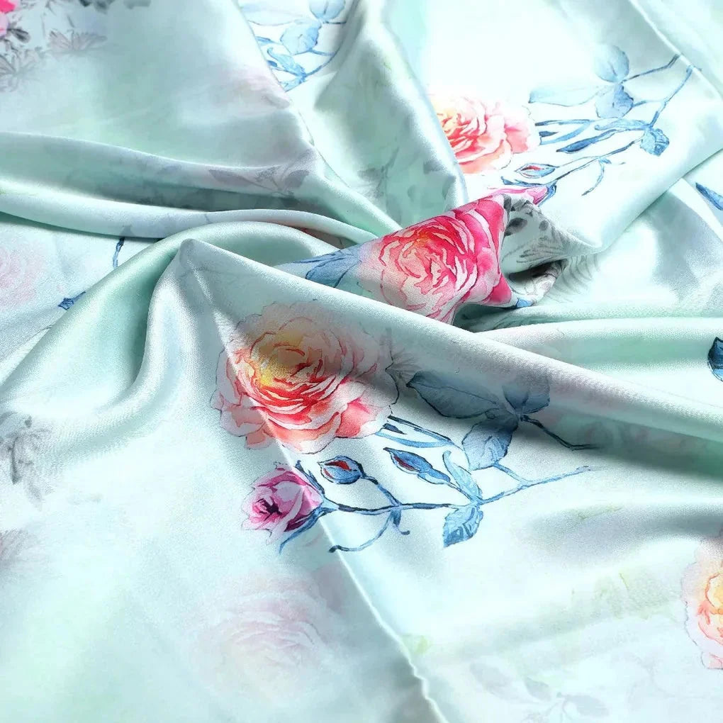 Roses Floating on Pista Base Digital Printed Fabric – js 0 0ta07124c 110 roses floating on pista base digital printed fabric 3