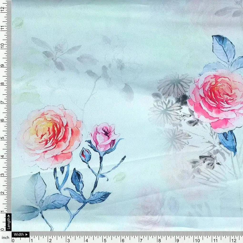 Roses Floating on Pista Base Digital Printed Fabric – js 0 0ta07124c 110 roses floating on pista base digital printed fabric 4