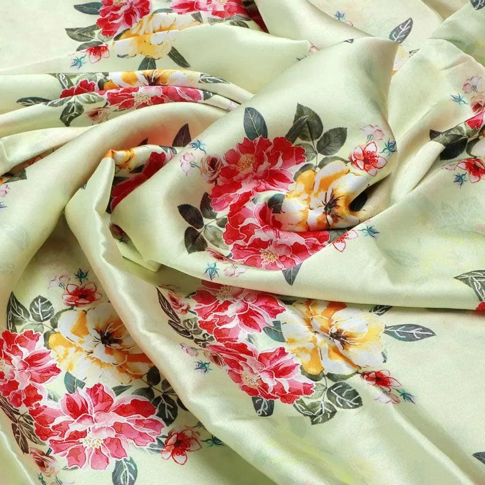 Colorful Floral Yellow Base Digital Printed Fabric – js 0 0ta07199p1 110 colorful floral yellow base digital printed fabric 3