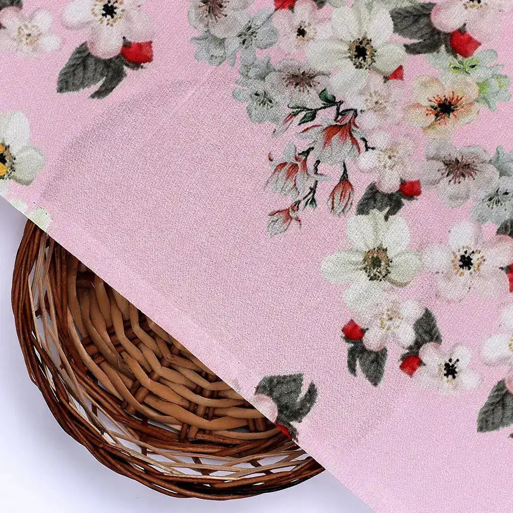 Beautiful Floral Vine Pink Base Digital Printed Fabric – js 0 0ta7140p6 110 beautiful floral vine pink base digital printed fabric 2