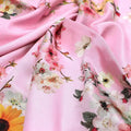 Beautiful Floral Vine Pink Base Digital Printed Fabric – js 0 0ta7140p6 110 beautiful floral vine pink base digital printed fabric 3
