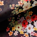 Colorful Floral Black Base Digital Printed Fabric – js 0 0ta7198 110 colorful floral black base digital printed fabric 3