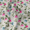 Flower With Olive Leaf Digital Printed Fabric – js 0 ma0109 110 flower with olive leaf digital printed fabric 3