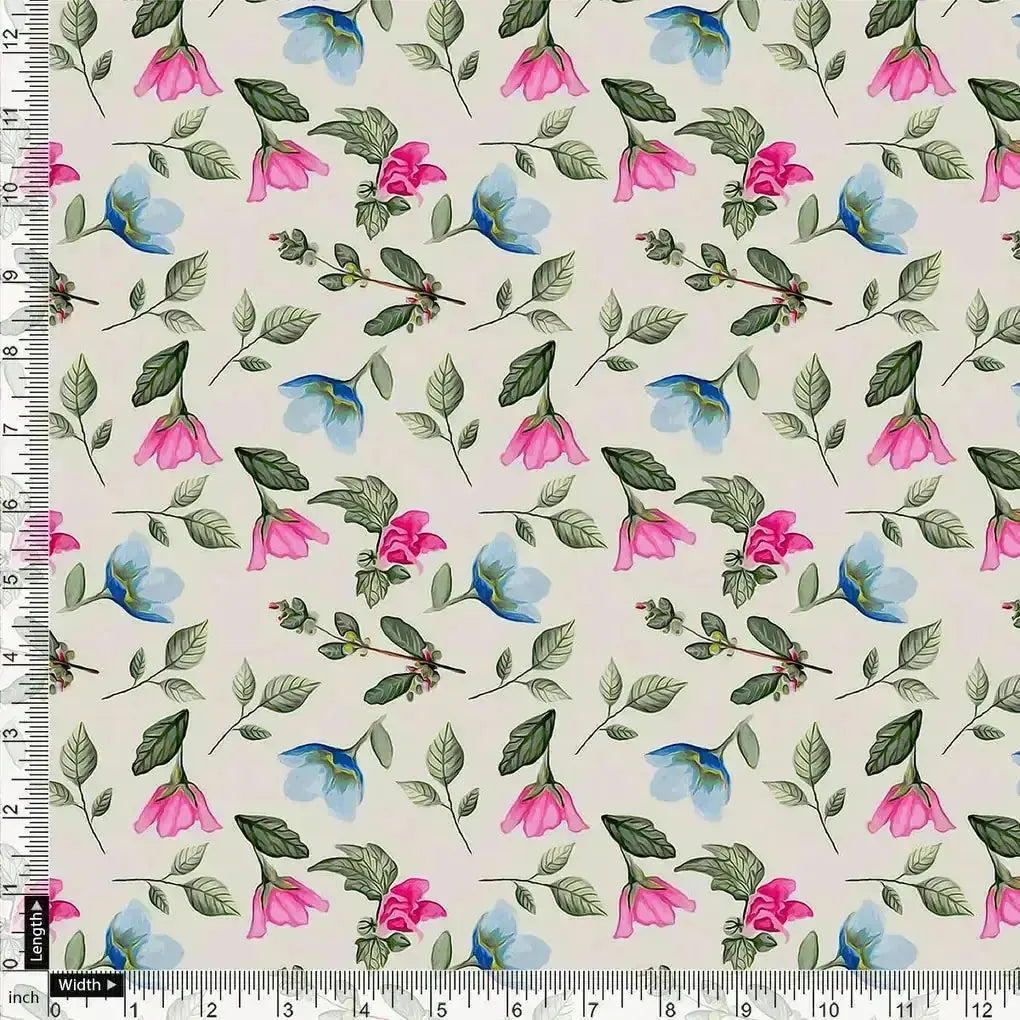 Flower With Olive Leaf Digital Printed Fabric - Japan Satin – js 0 ma0109 110 flower with olive leaf digital printed fabric japan satin 4