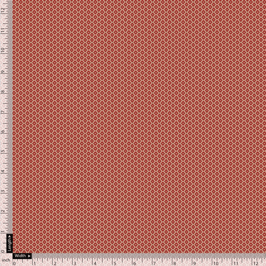 Summer Season Tiny Moroccan Digital Printed Fabric - FAB VOGUE Studio®