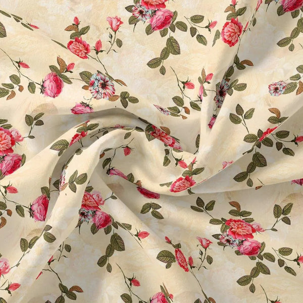 Classic Poppy Flower Digital Printed Fabric – js 0 ma012217 110 classic poppy flower digital printed fabric 1